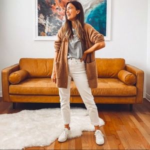 Japanese Denim Cheeky Jean in Bone Color